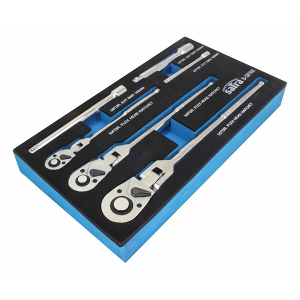 JUEGO DE CARRACAS ARTICULADAS – 3 PIEZAS 1/4" 3/8" 1/2"