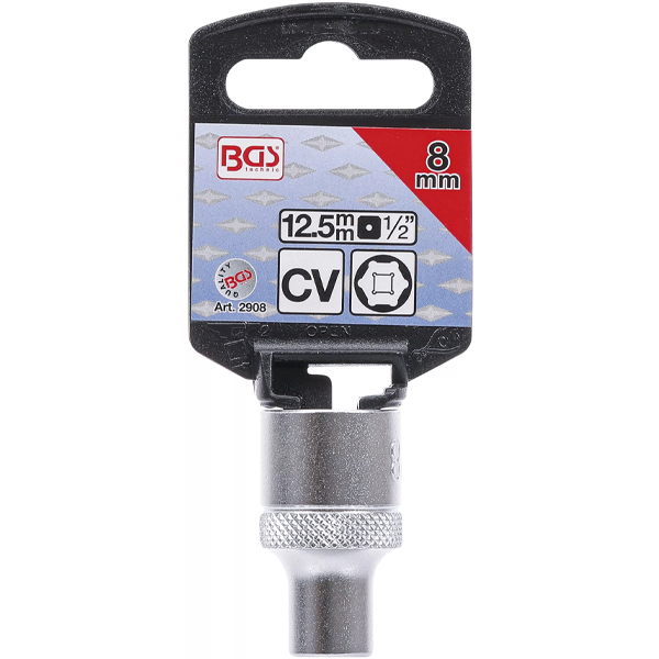 LLAVE DE VASO HEXAGONAL | 1/2" | 8 MM