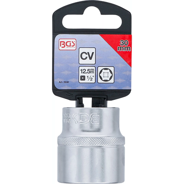 LLAVE DE VASO HEXAGONAL | 1/2" | 30 MM