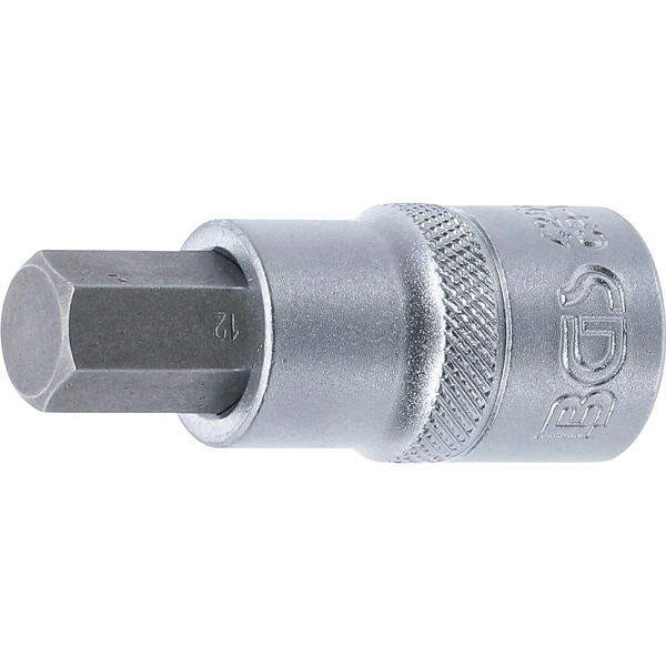 PUNTA DE VASO HEXAGONAL INTERIOR 12 MM | 1/2"