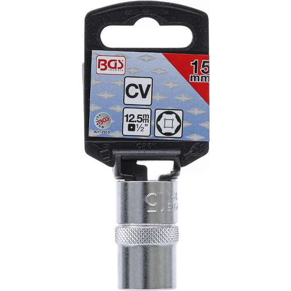 LLAVE DE VASO HEXAGONAL | 1/2" | 15 MM