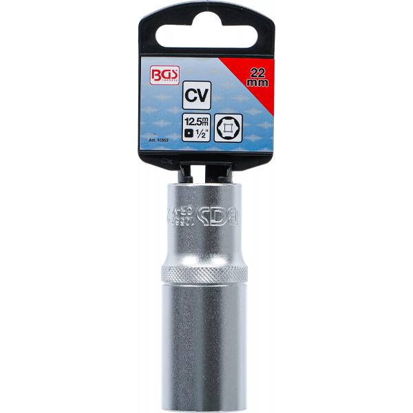 LLAVE DE VASO LARGA HEXAGONAL | 1/2" | 22 MM