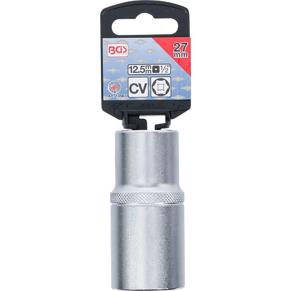 LLAVE DE VASO LARGA HEXAGONAL | 1/2" | 27 MM