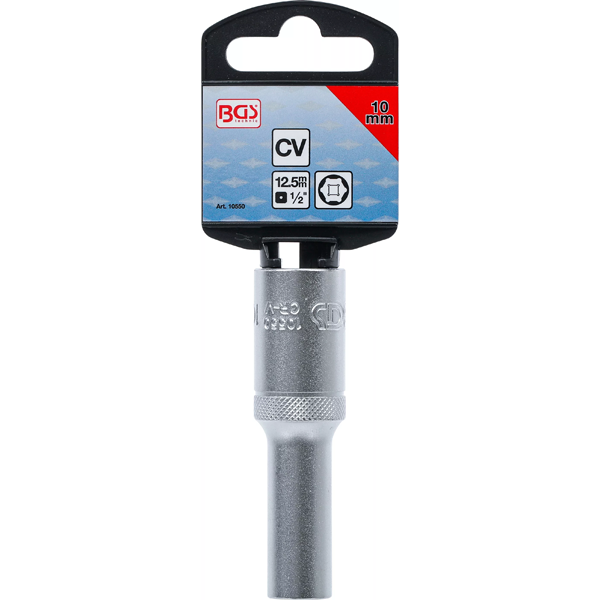 LLAVE DE VASO LARGA HEXAGONAL | 1/2" | 10 MM