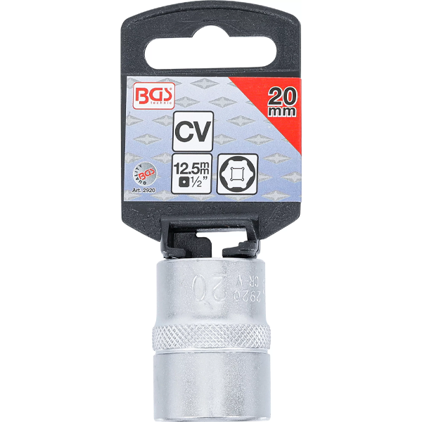 LLAVE DE VASO HEXAGONAL | 1/2" | 20 MM