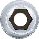 LLAVE DE VASO LARGA HEXAGONAL | 1/4" | 6 MM