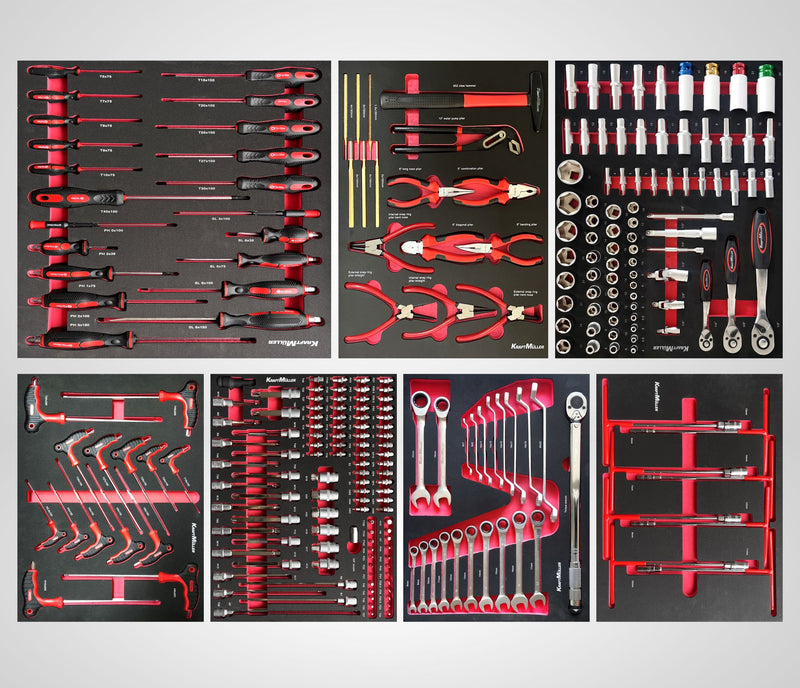 CARRO DE HERRAMIENTAS KRAFTMULLER XL [340 PIEZAS]