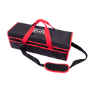 Bolsa de transporte Atlanta negra y roja, con asas y correa de hombro, incluida con el gato de 2 toneladas.