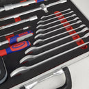 ESTUCHE VASOS + CARRACA + LLAVES FIJAS