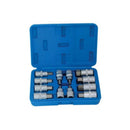 SET 12 PIEZAS 1/2" PUNTA HEXAGONAL