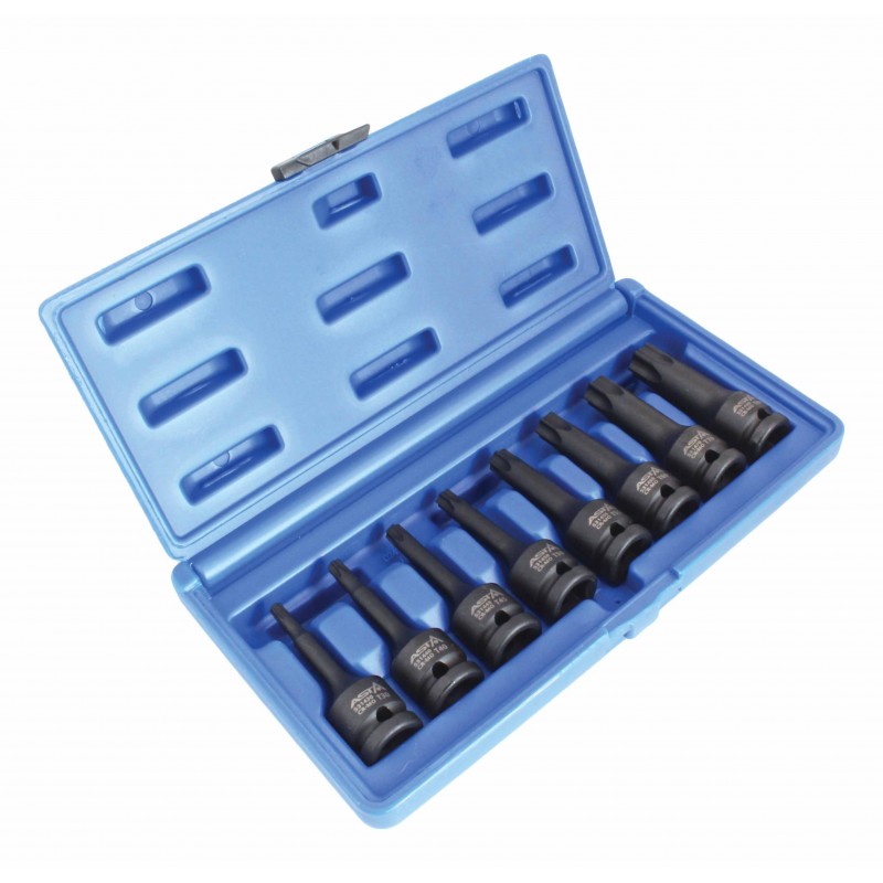 SET PUNTAS DE IMPACTO TORX DE 1/2" [8 PUNTAS]