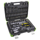 ESTUCHE CON VASOS HEXAGONALES CROMADO [94 PIEZAS]