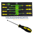 SET DE 7 DESTORNILLADORES PLANO