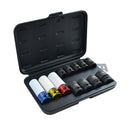 SET VASOS DE IMPACTO DE 1/2" HEX. ESPECIAL EXTRACCIÓN RUEDAS [12 VASOS]