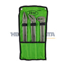 KIT DE 3 ALICATES DE MORDAZA EXTRALARGAS