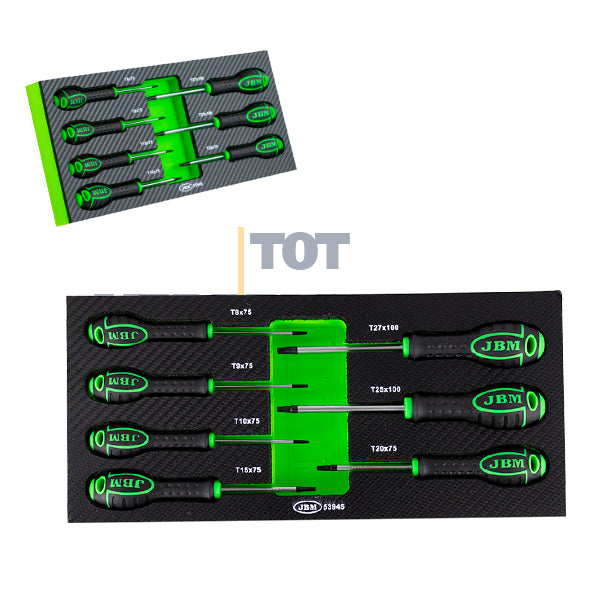 SET DESTORNILLADORES TORX [7 UND]