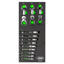 SET LLAVES MINI COMBINADAS ARTICULADAS CON TRINQUETE [12 LLAVES]