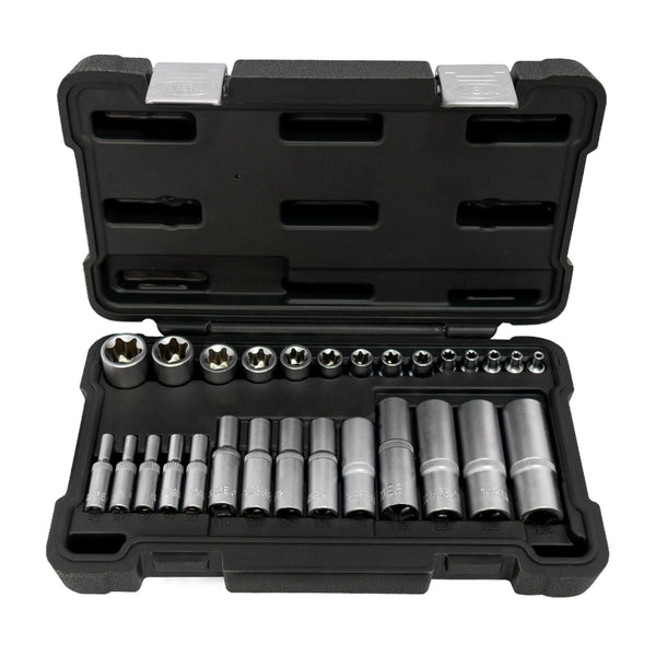 SET 28 VASOS TORX CORTOS Y LARGOS