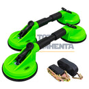 CONJUNTO DE VENTOSAS Y CORREA CON TRINQUETE 5M X 25MM