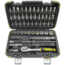 ESTUCHE DE HERRAMIENTAS JBM 53219 CON VASOS HEXAGONALES 3/8" DE 59 PIEZAS