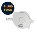MÁSCARA FFP2 EMBALAGEM C/ 9 UNID.
