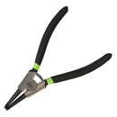 ALICATE SEEGER PARA EXTERIORES CON BOCA CURVA 7" 180MM