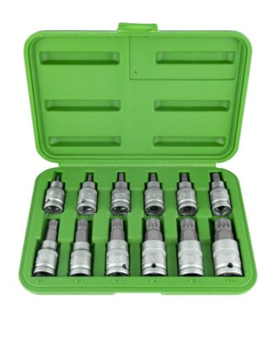 SET DE 12 PIEZAS DE 1/2" PUNTA DOCE CANTOS