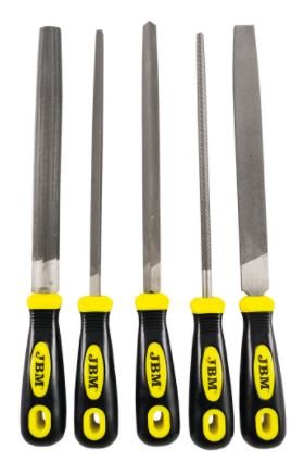 SET DE 5 LIMAS DE ACERO