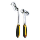 CARRACA DE 48 DIENTES CABEZA ROTATIVA 1/4" 185MM