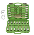 JBM 52603 ESTUCHE DE PUNTAS PARA TORNILLOS DE 12 CANTOS 26 PIEZAS