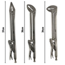 KIT DE 3 ALICATES DE MORDAZA EXTRALARGAS