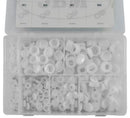 JBM 53370 ESTUCHE DE PASACABLES DE GOMA (190PCS) M2,3,4,5,6,8, 10