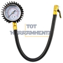 COMPROBADOR PRESIÓN NEUMÁTICOS CON TUBO [0-10]