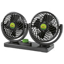 VENTILADOR DE COCHE DOBLE 4" - 24V