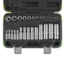 ESTOJO 28 CHAVES DE CAIXA TORX [CURTAS E LONGAS]
