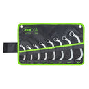 SET 8 LLAVES TIPO "C" CABEZAL REDONDO 12 CANTOS